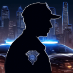 psychic detective set against crime scene backdrop