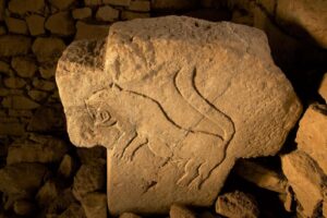 image of catlike creature from gobekli tepe