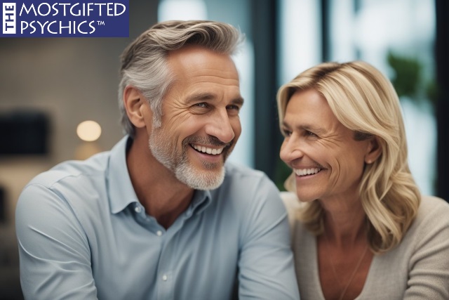 a woman allowing her husband to make an important decision.