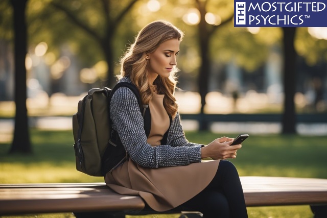 a woman feeling anxious while waiting for a text message