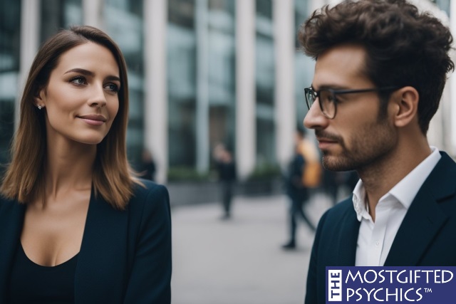a woman having an honest conversation with a man she is dating