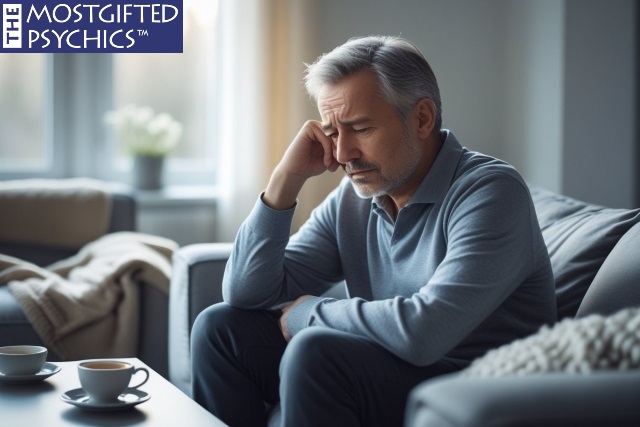 senior man who seems sad as he is no longer physically attracted to his wife