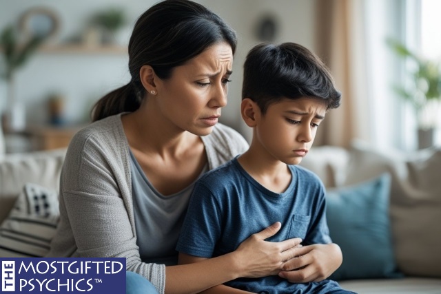 mother hugging her little boy